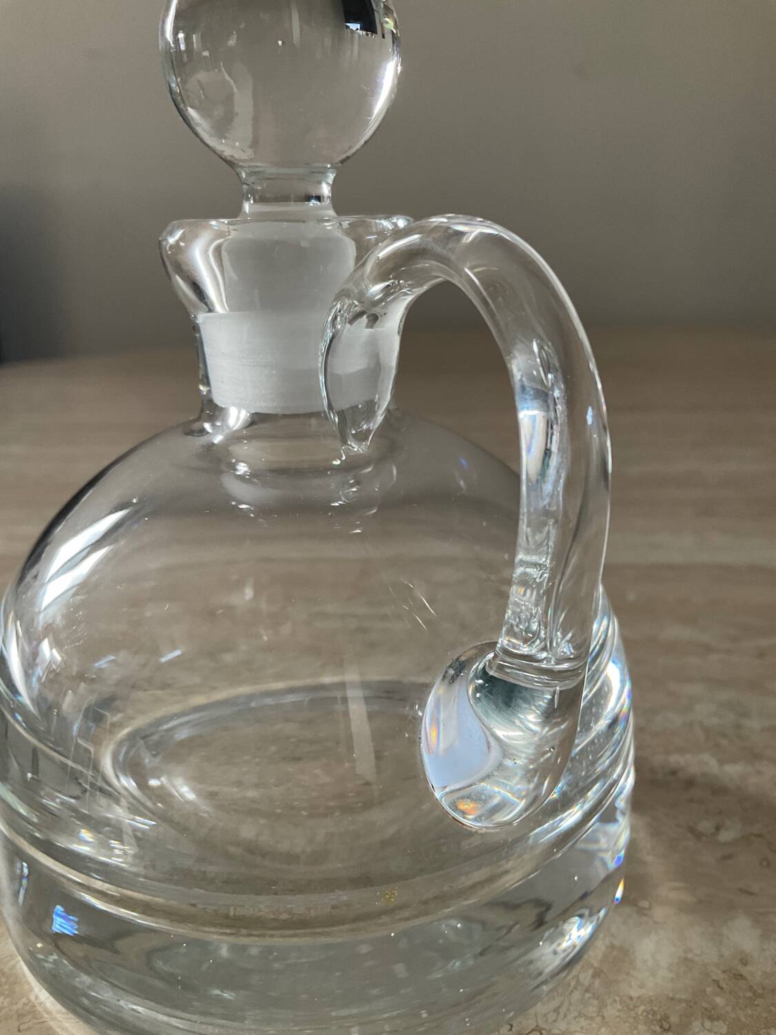 Vintage liquor decanter