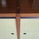 Bibliothèque murale suspendue vintage Minvielle teck ARP 1960