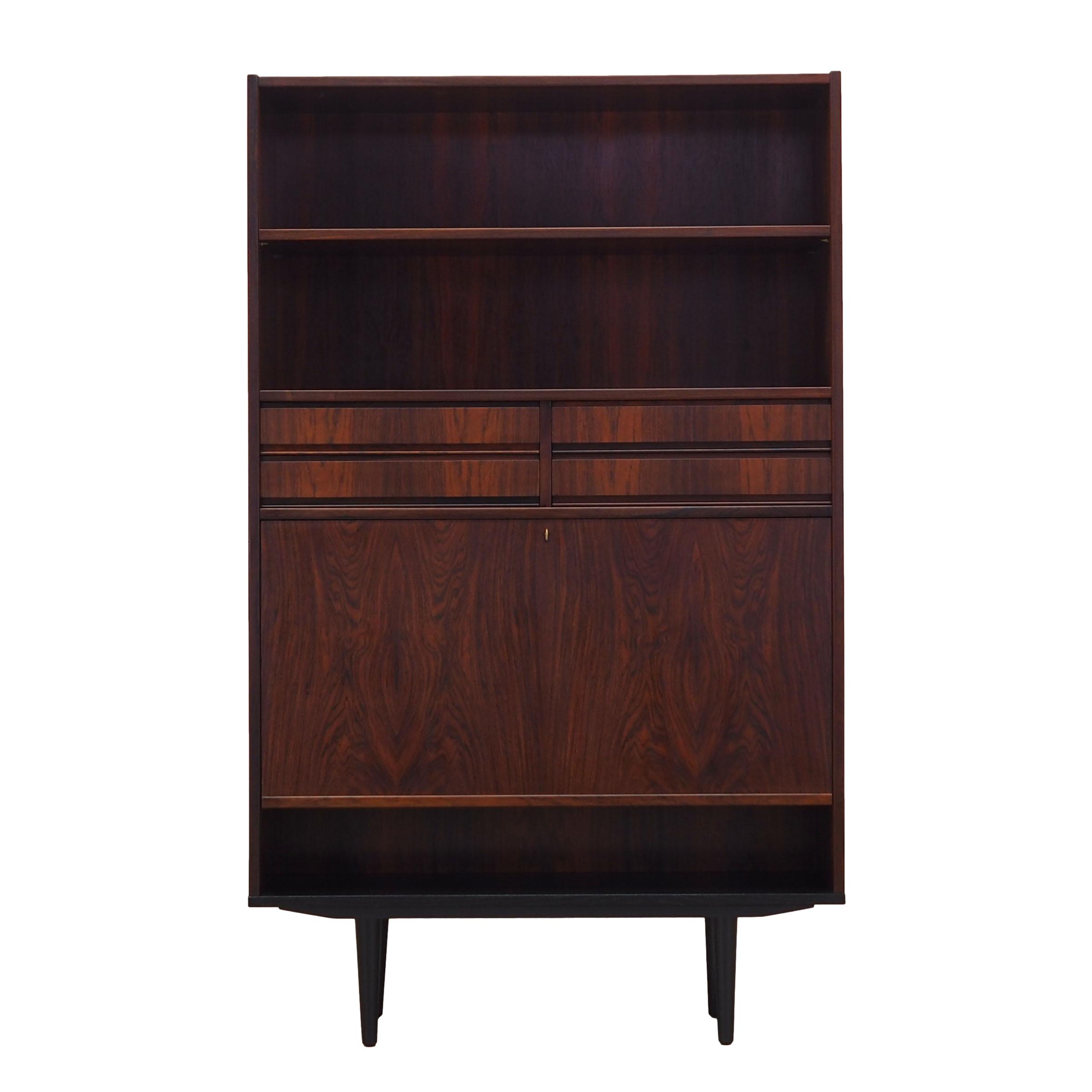 Bibliothèque en palissandre, design danois, années 1970, production: Danemark