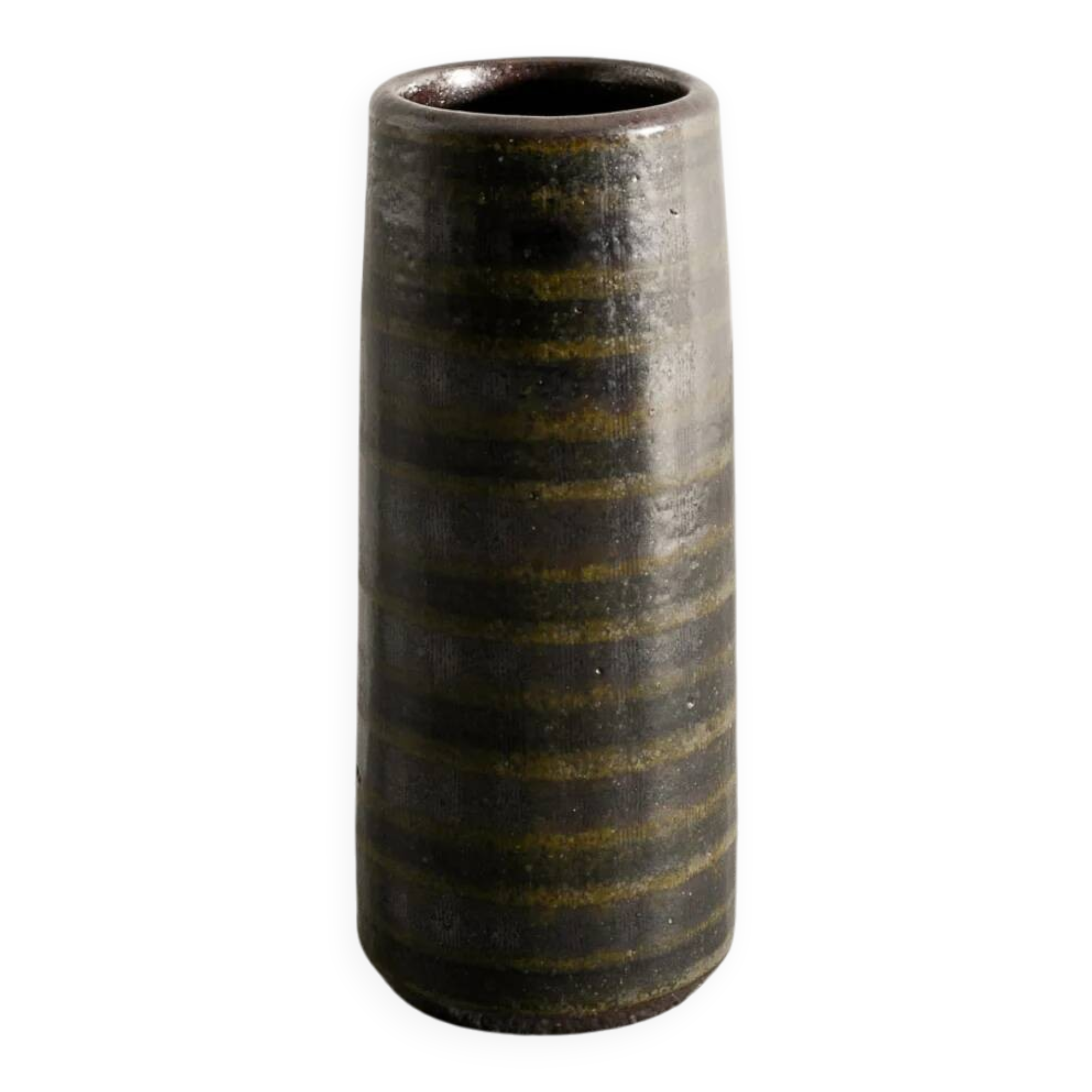 Swedish Mid Century Ceramic Cylinder Vase by Arthur Andersson, 1940s