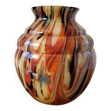 Art deco opaline glazen vaas, Verreries de Scailmont België