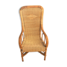 Vintage rattan armchair