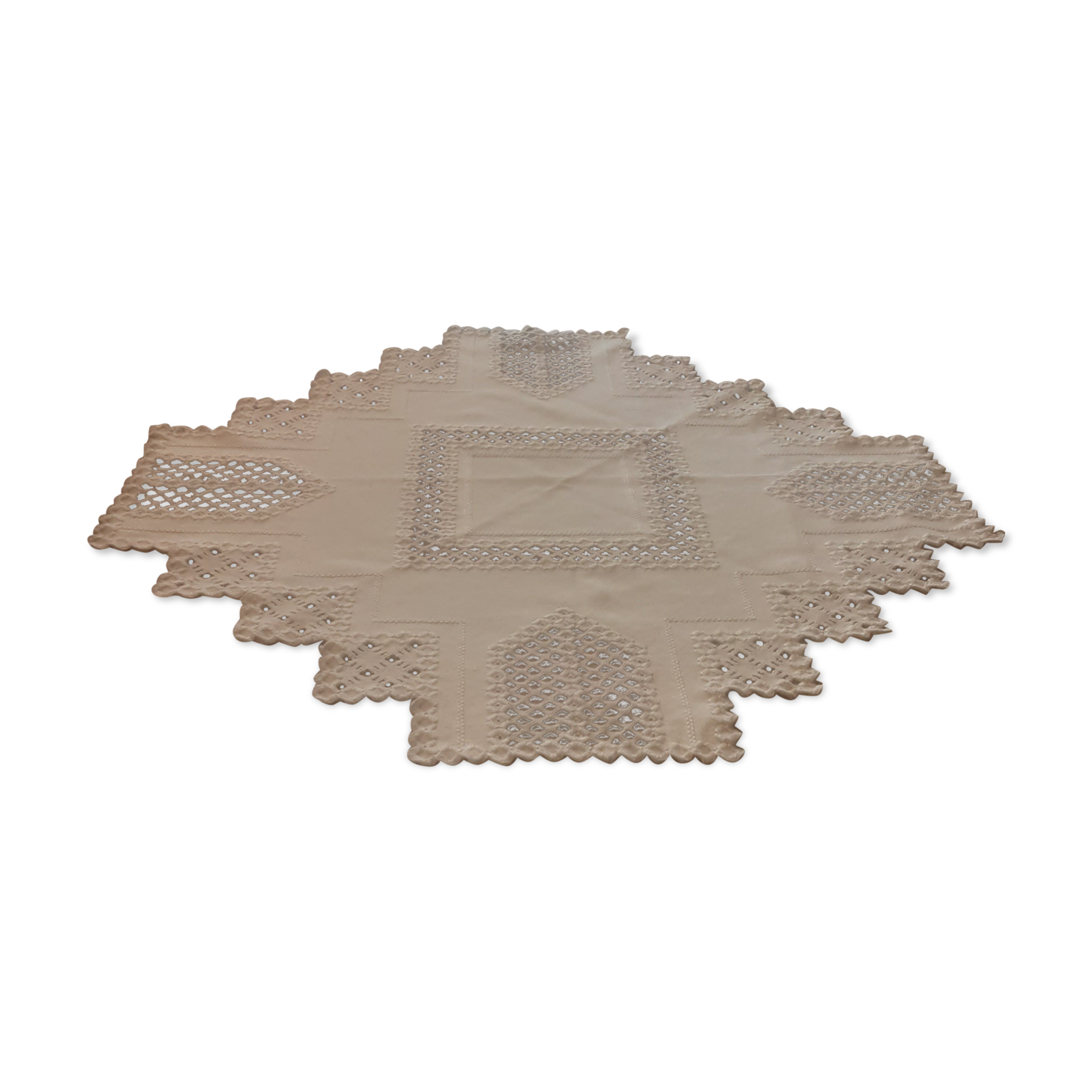 Thick old cotton placemat