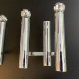 Pair of double wall lamps from Sciolari Italy 1960