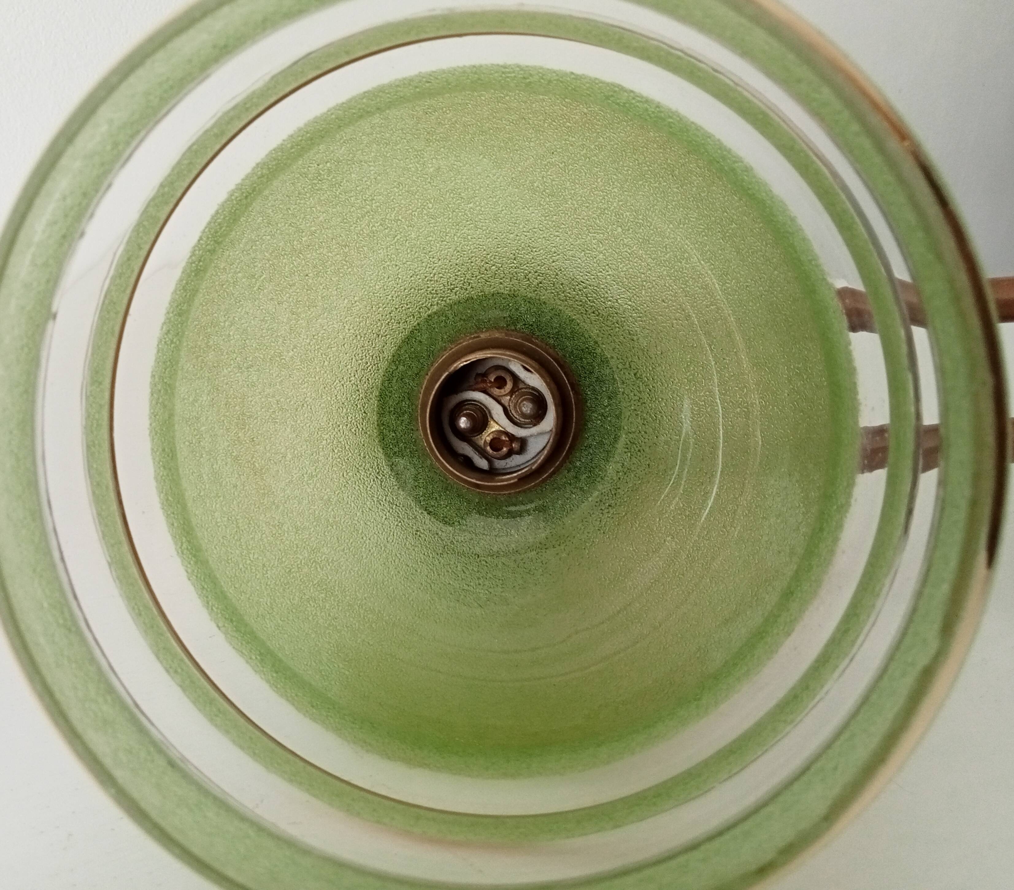 50s art deco wall light