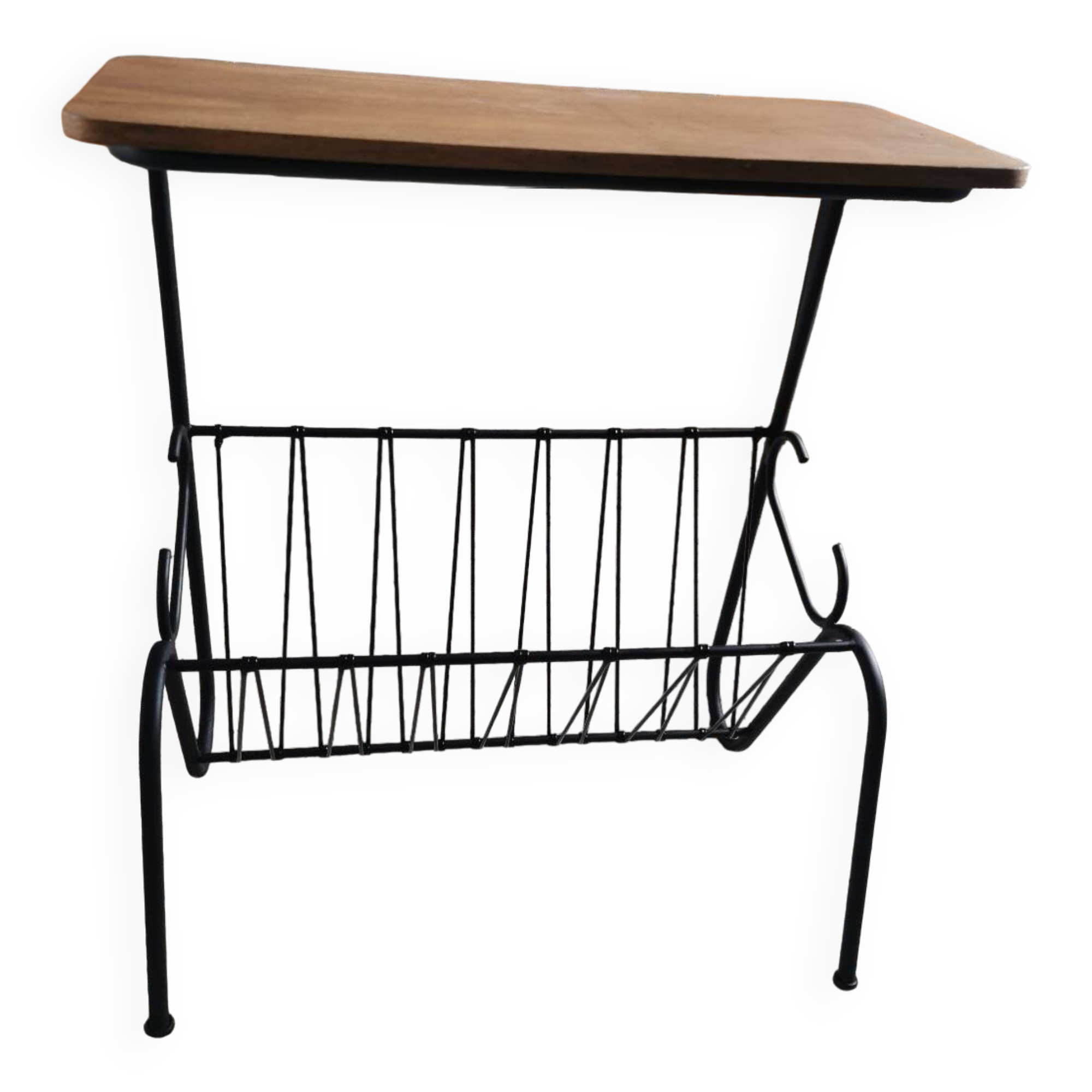 Vintage magazine rack from the 60s