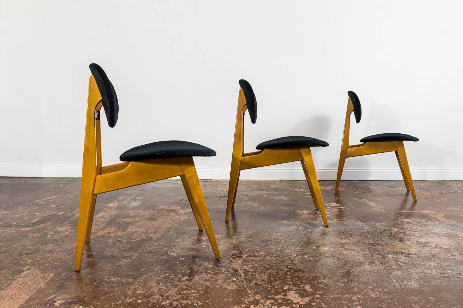 Dining Chairs By Juliusz Kędziorek, 1960s, Set Of 3