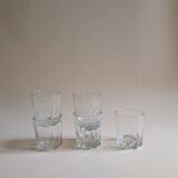 Set of 5 whisky glasses