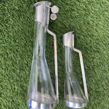 Oil and vinegar, stainless steel, Italian industrial design Achille Castiglioni, Alessi, 1984