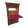 Mahogany secretary with marble and mirror