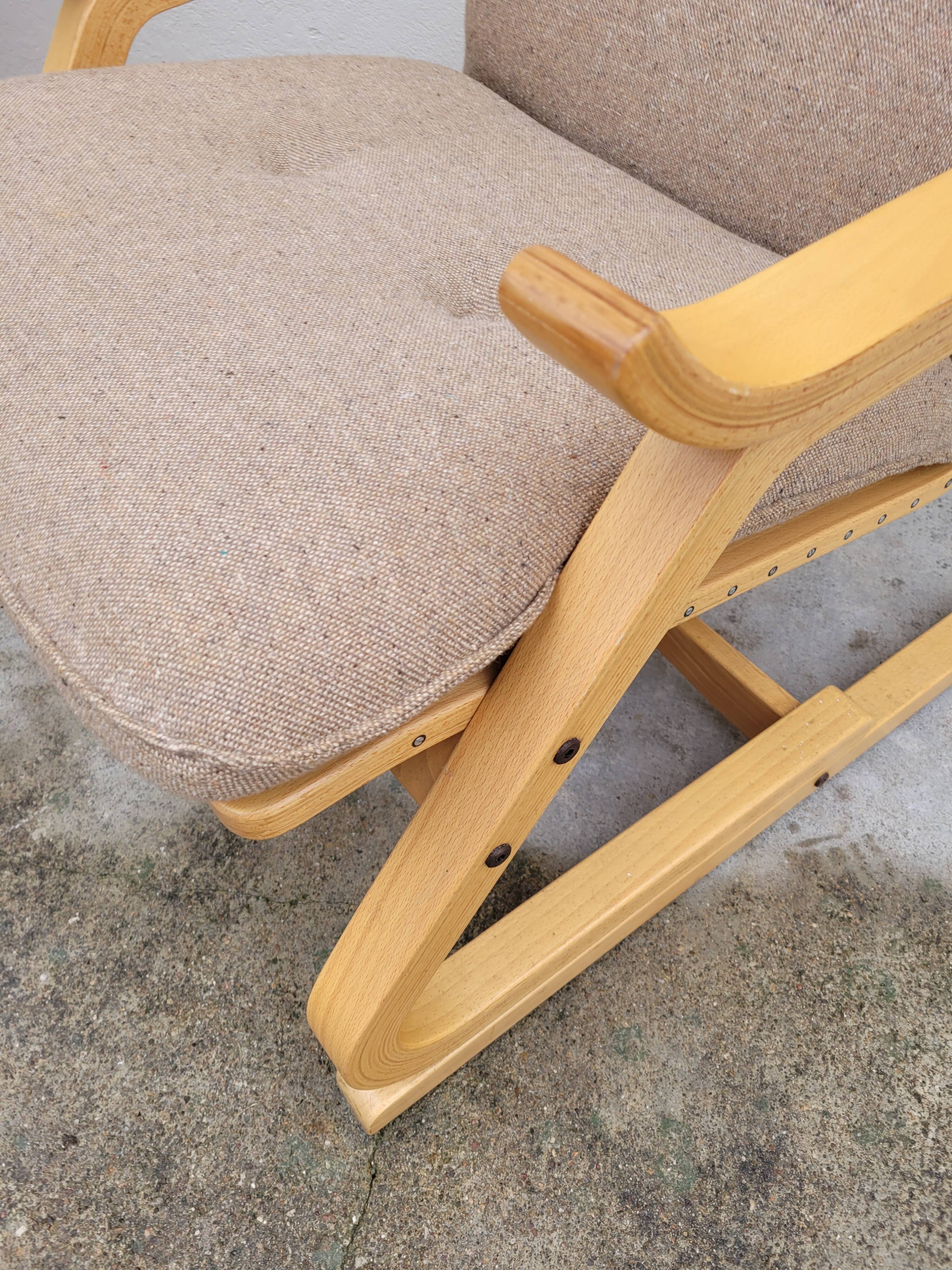Pair of Dutch design armchairs, 1970s