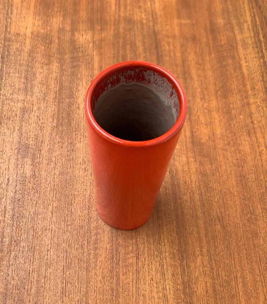 Mid-century minimalist vase WGP in West German ceramic by Marschner Kunsttöpferei, 1960s.
