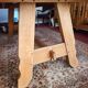Oak dining table