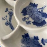 Imari style Chinese porcelain lidded biscuit server