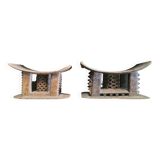 Paire de tabourets africains