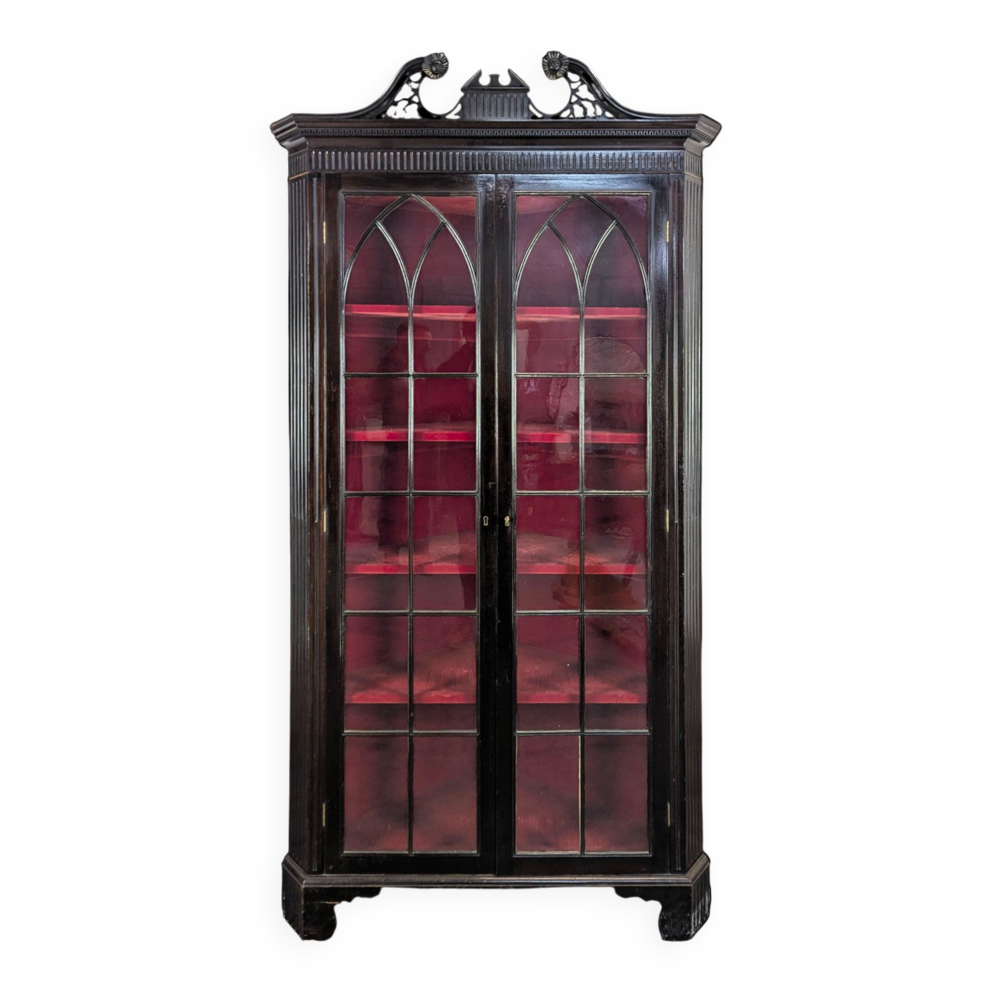 Encoignure en bois noirci époque Napoléon III