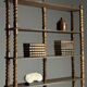 Bobbin bookcase French antique