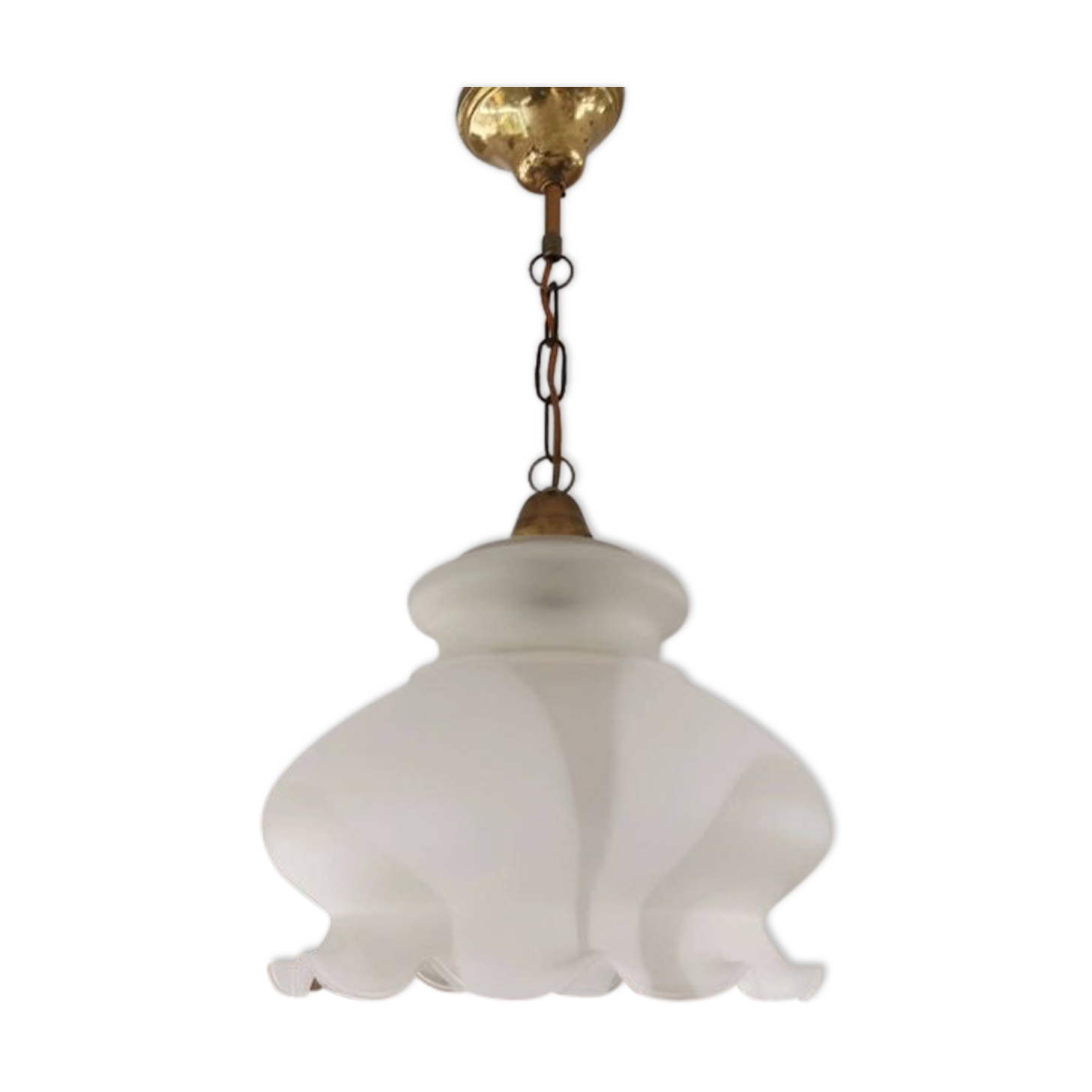 French glass suspension from the 1970s