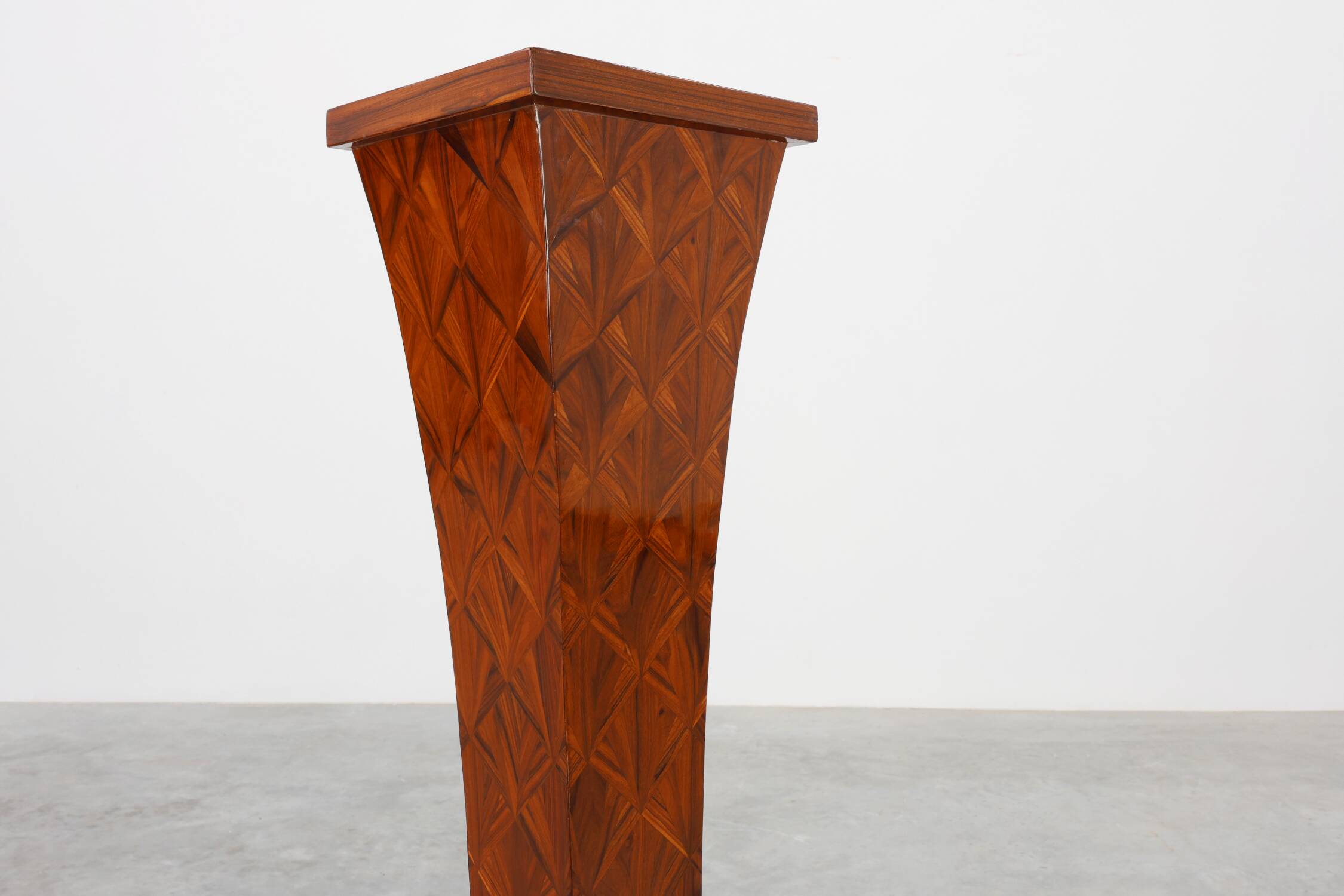 Large Art Deco Console in Wood Marquetry, France ca. 1920