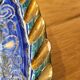 authentic large decorative hollow dish in glazed ceramic from Maï