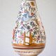Large handcrafted Coimbra vase, hand-painted, unique piece