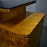 1942s set of bedside tables by Jindrich Halabala, Czechoslovakia