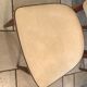 Suite de 6 chaises vintages Skaï beige 1970