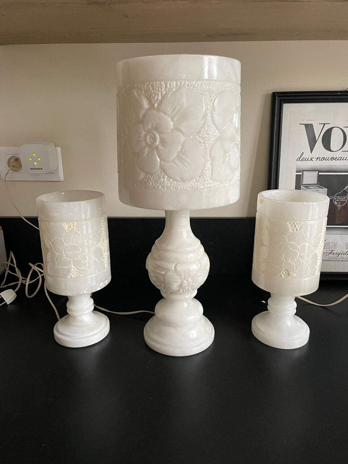 Trio de lampes