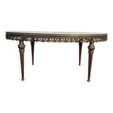 Louis XVI style oval coffee table