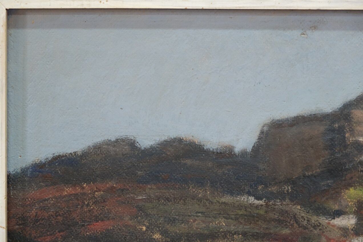 Gideon Isaksson, Scandinavian Modern Painting, 1960s, Oil on Panel, Framed