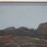 Gideon Isaksson, Scandinavian Modern Painting, 1960s, Oil on Panel, Framed