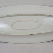 Plat à poisson en porcelaine