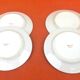 Année 1930   4 assiettes Fromage / Dessert  U.M.L (Union Marc Larchevêque)