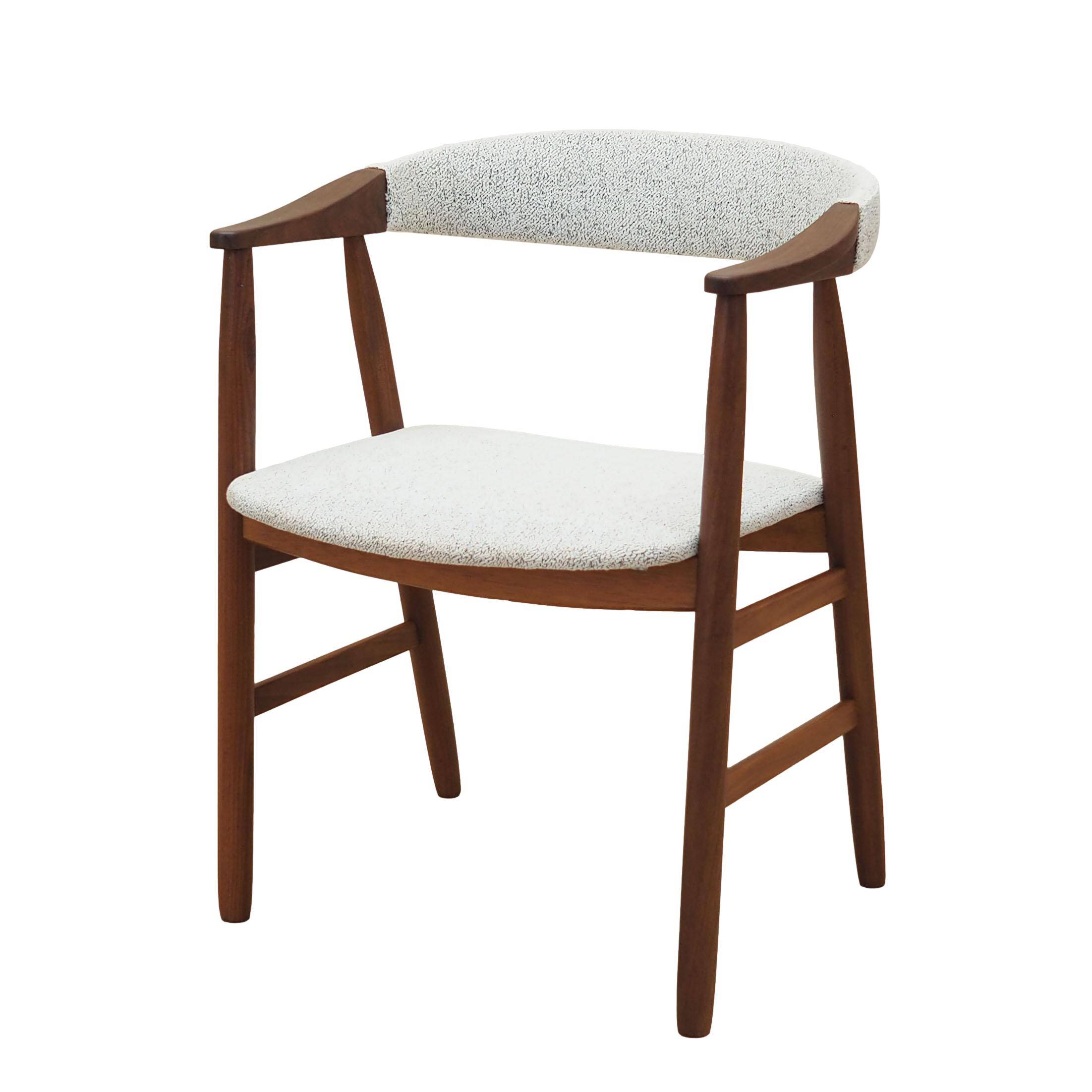 Chaise en teck, design danois, années 1970, production : Danemark