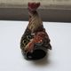Old ceramic rooster tealight candle holder