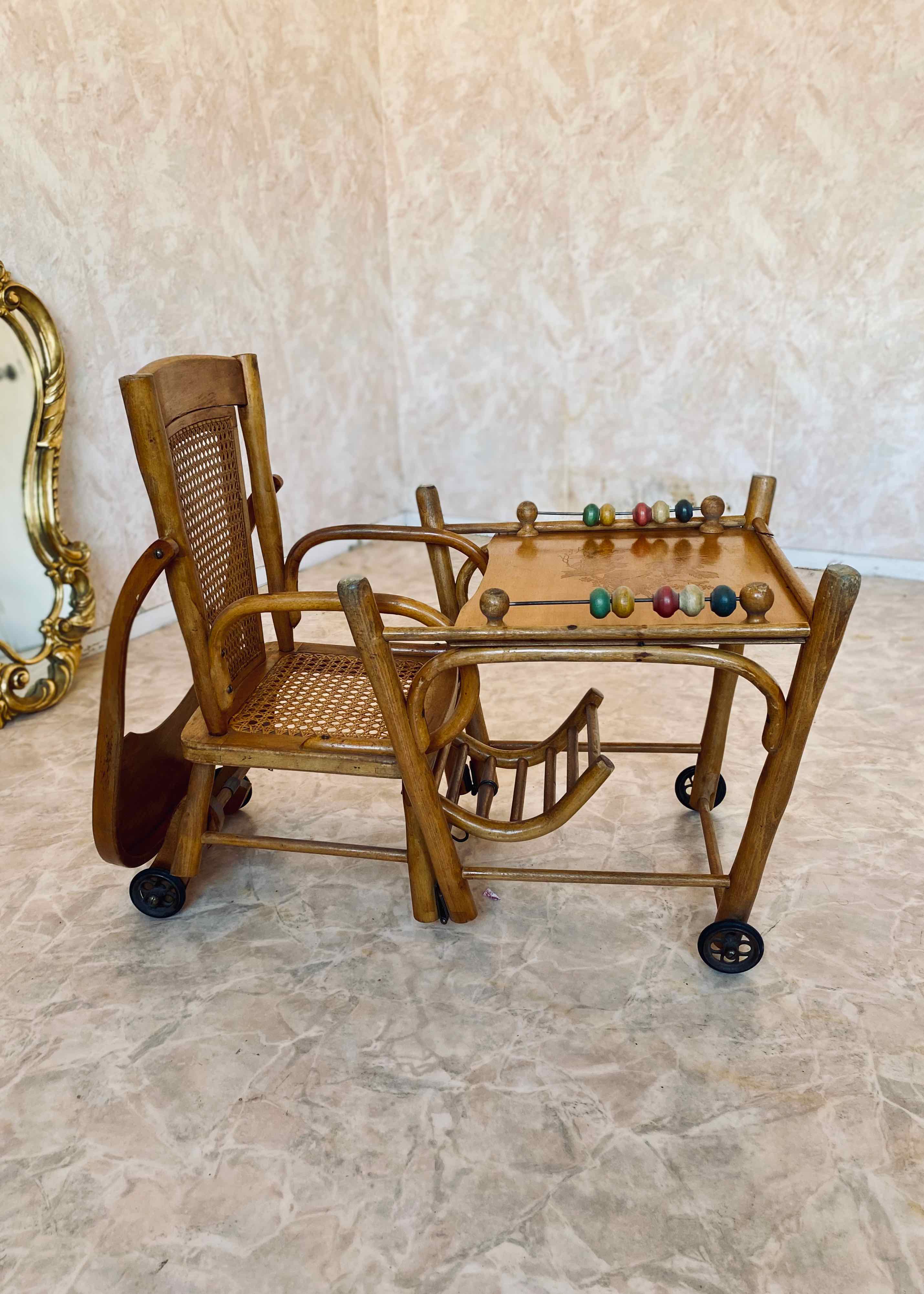 Vintage children's high chair