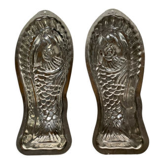 Pair of pastry molds