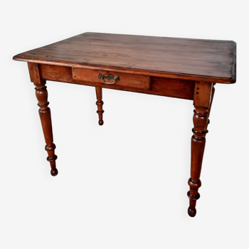 Table de ferme en sapin  ou bureau  Louis Philippe 103x75