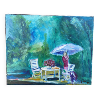 Landscapes signed Bul from 1994