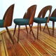 Set of four chairs, designed by A. Suman, Tatra Nabytok, Czechoslovakia, 60s