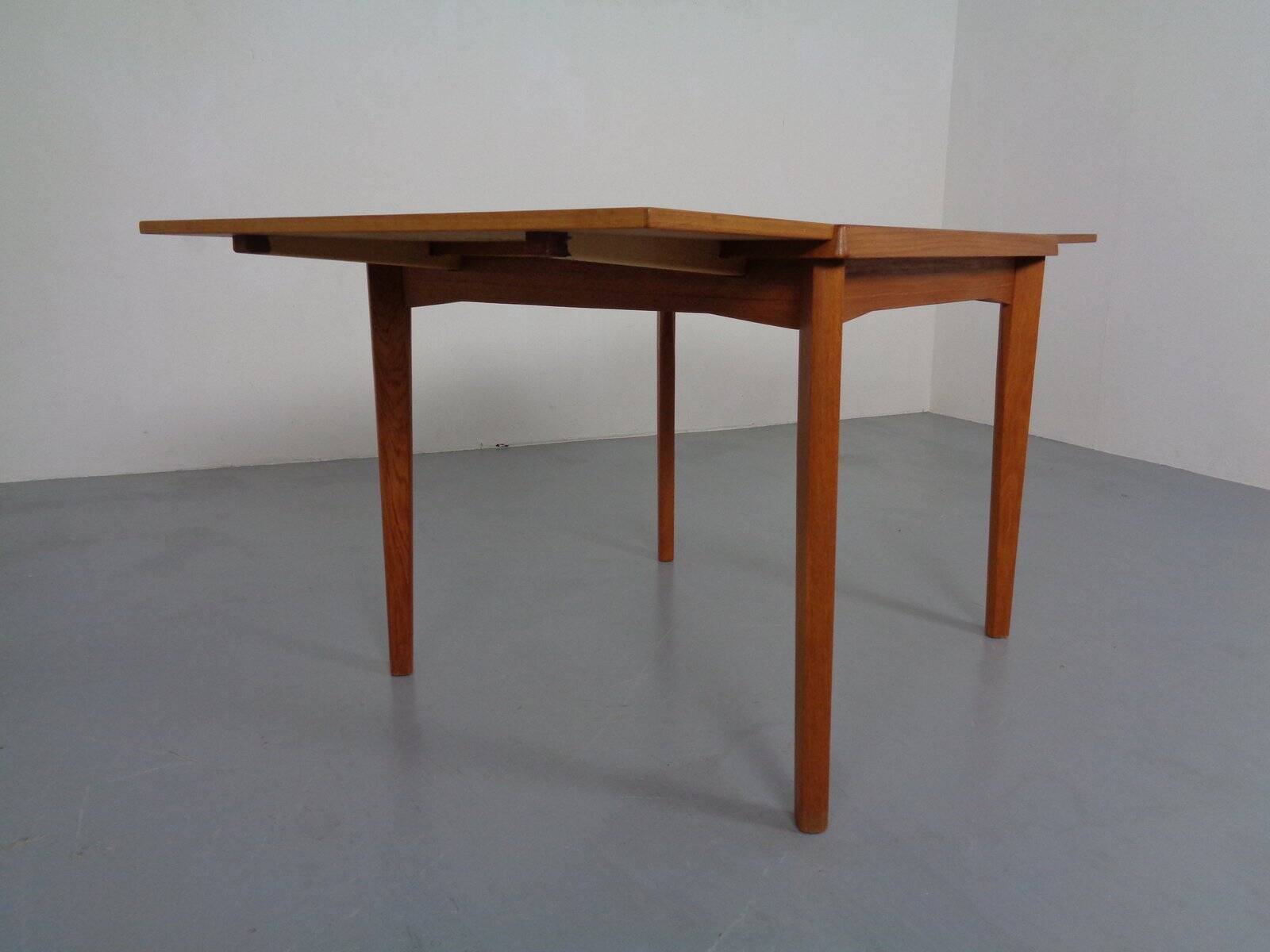 Extendable Teak Dining Table, Denmark, 1960s