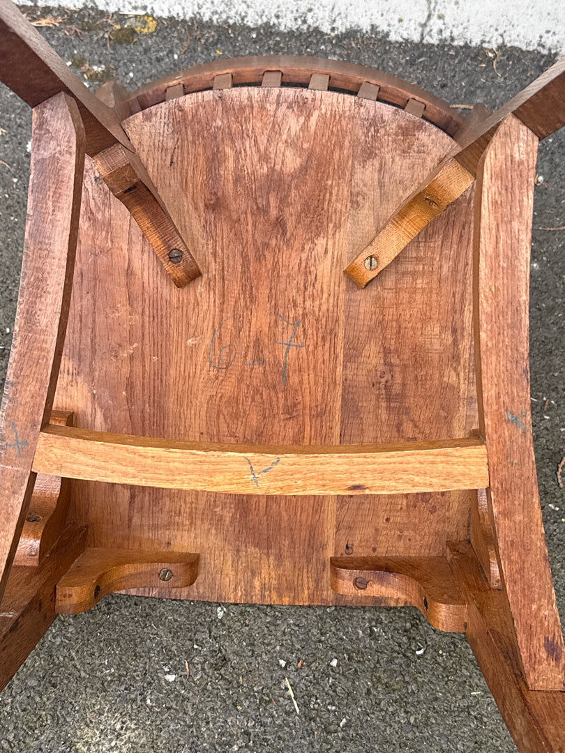 Vintage wooden bistro-style chair