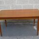 Table extensible en teck