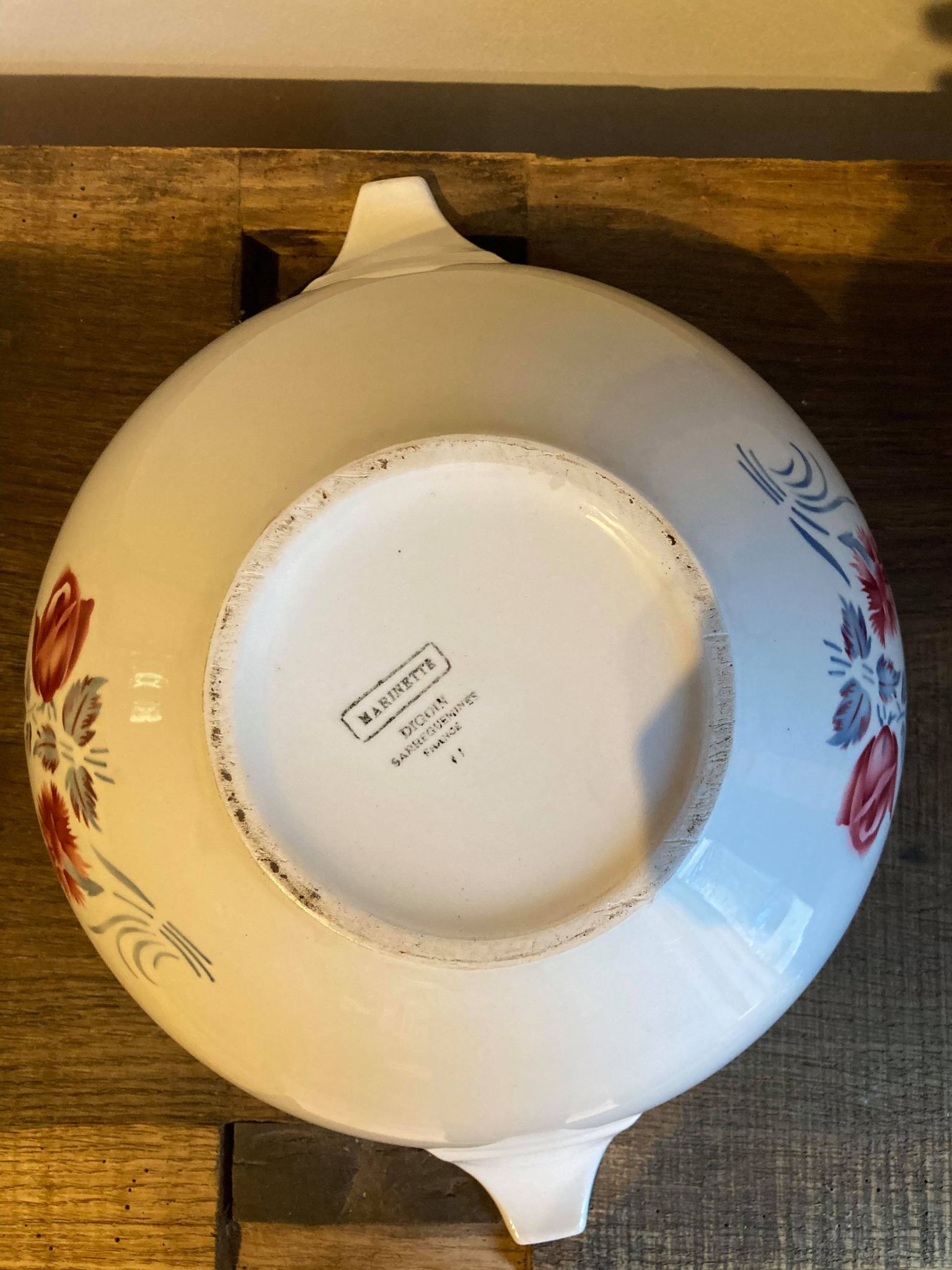 Soupière Digoin Sarreguemines model Marinette