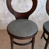 Pair of vintage Baumann chairs model "Mouette".