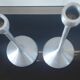 Pair of Space Age candlesticks