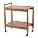 Midcentury White & Newton Teak Cocktail Drinks Trolley / Hostess.