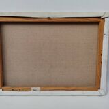 Oil on canvas, bouquet of flowers by Lysiane Boit.