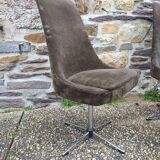 4 vintage swivel armchairs 1970