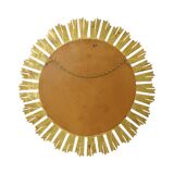 XL Gold-colored Sun Mirror Sunburst Witch's Eye Resin 60cm